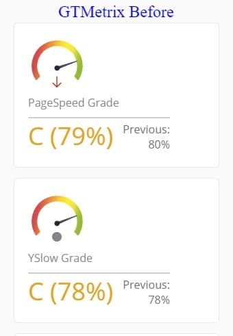 ht gtmetrix before website optimization by HumanTalents